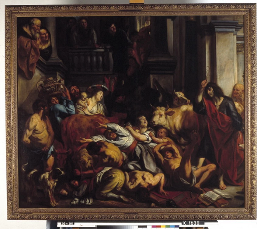 Scacciata dei mercanti dal Tempio - Cultural Heritage Agency of the Netherlands Art Collection